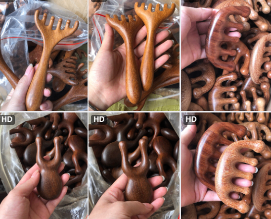 Dụng cụ masage bằng gỗ (Kiện 400 cái)