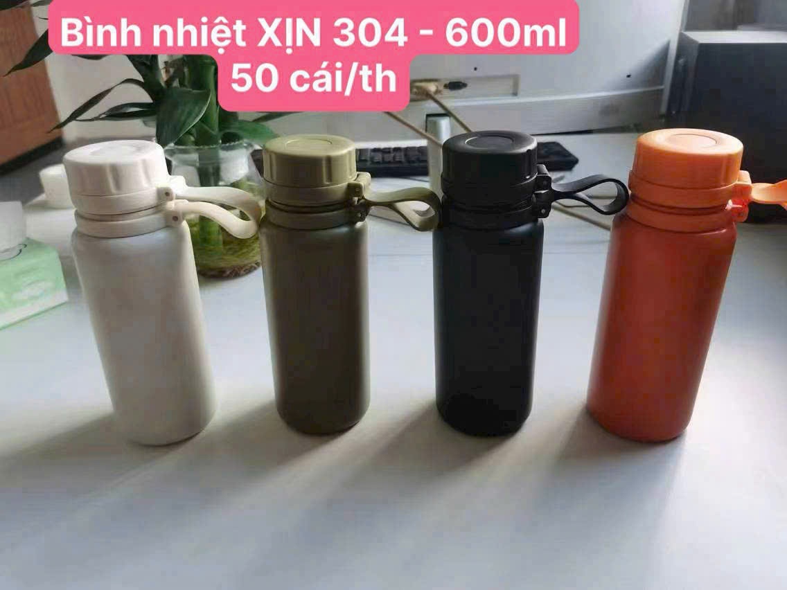Bình giữ nhiệt xịn inox 304 - 600ml (Kiện 50 cái)