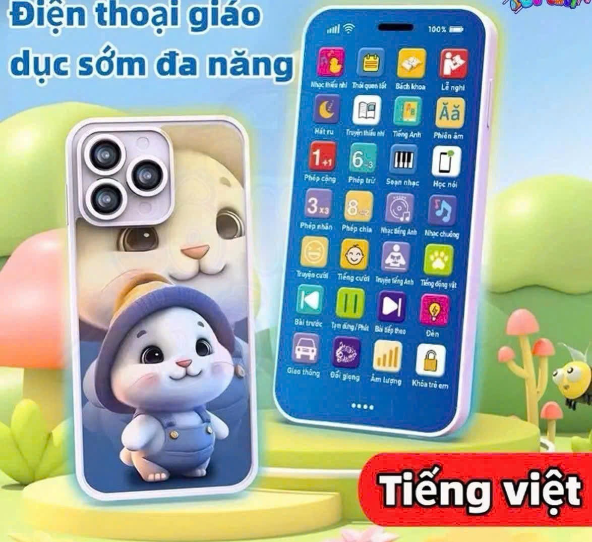 Đồ chơi - Điện thoại giáo dục sớm đa năng (Kiện 100 cái)