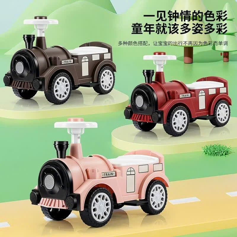 Xe chòi chân mẫu tàu lửa cho bé