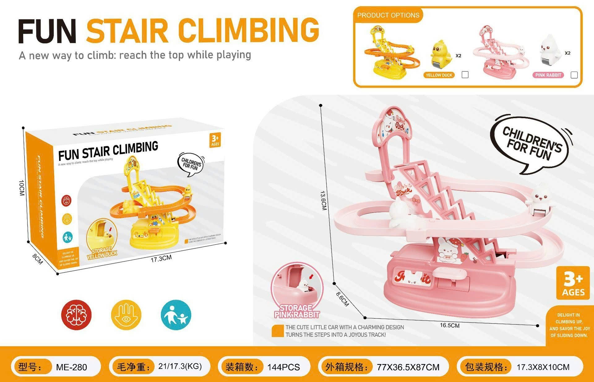 Đồ chơi - Hộp cầu trượt vịt leo thang