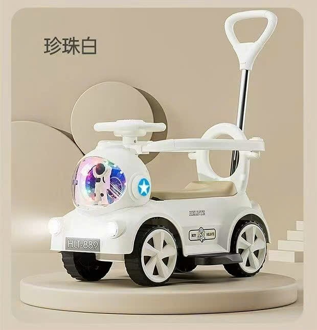 Đồ chơi: Xe chòi chân cho bé, có 4 bánh chất liệu: nhựa + sắt, có nhạc, dùng pin, chiều cao yên 34cm.Model: 889 .KT: (53 73*28*36)cm+/10%