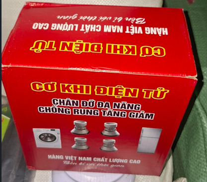 Bộ 4 đế kê máy giặt silicon chống rung Tmark mẫu mới (Kiện 30 Bộ) 3