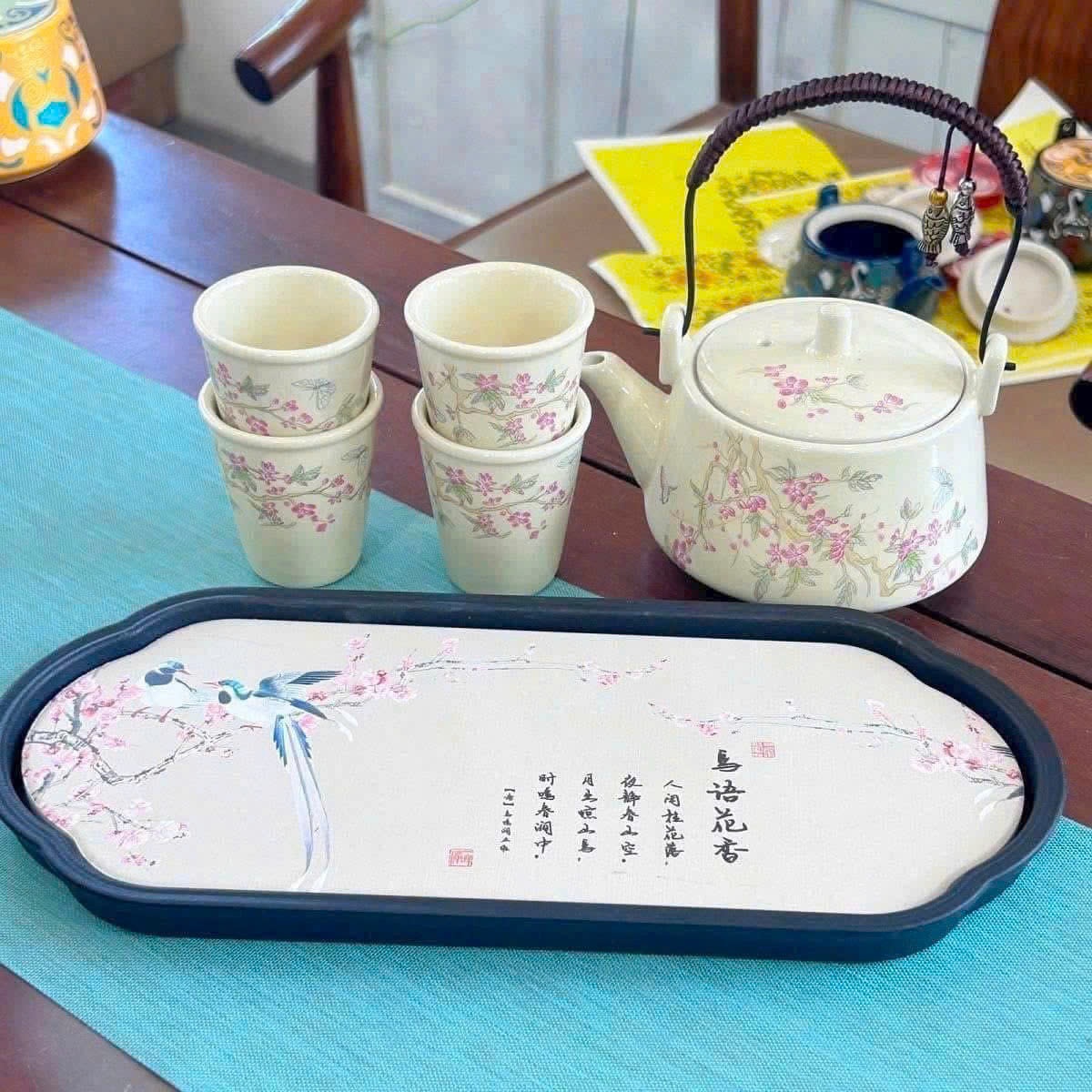 Set bộ ấm chén đế dài ( Kiện 24 bộ) 2