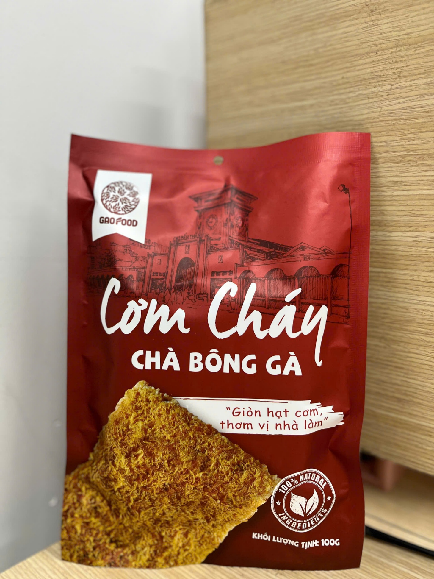 Cơm Cháy Chà Bông Gà (Kiện 100 gói)