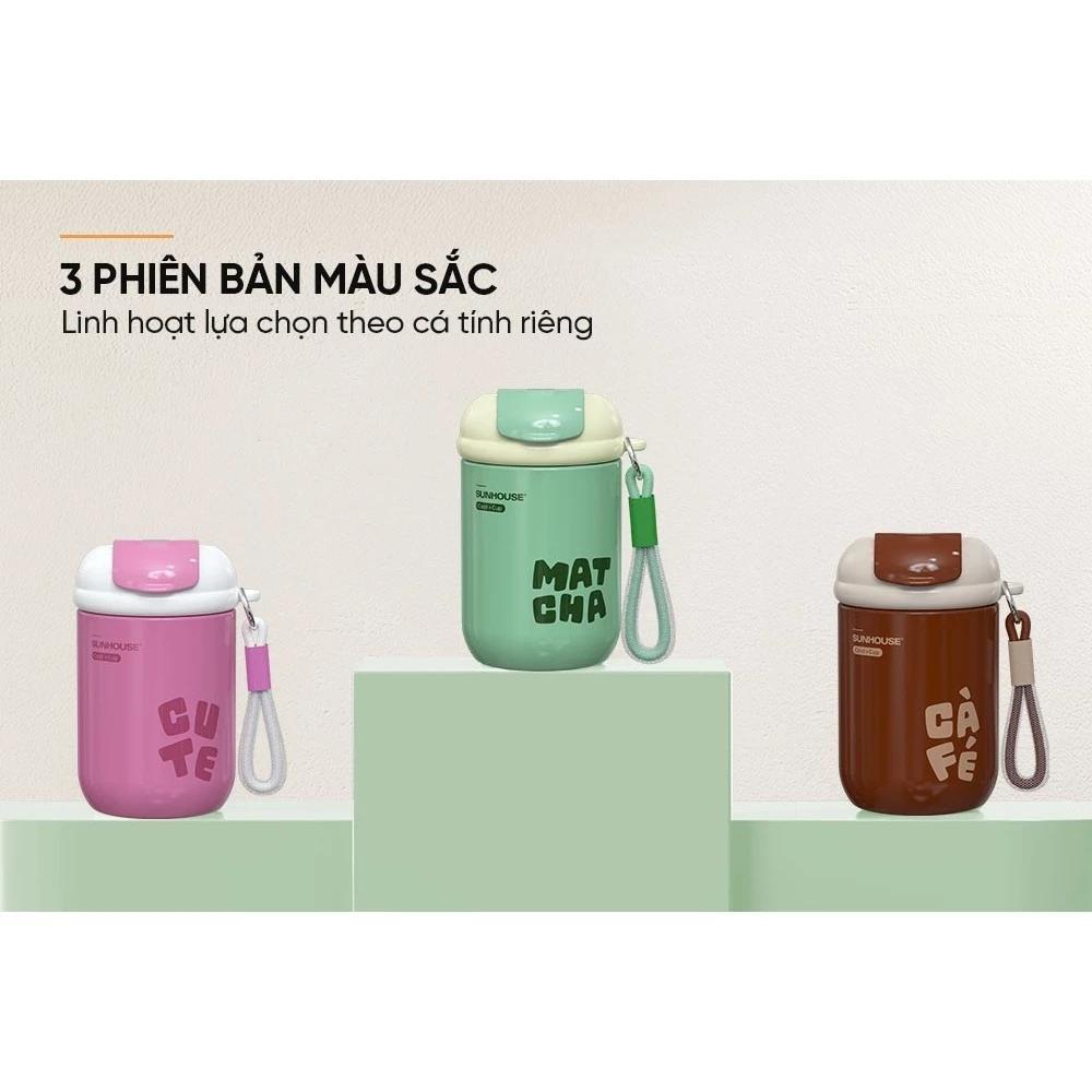 SH - Bình giữ nhiệt Flavor Up 400ml Sunhouse KS-TU400FG 2