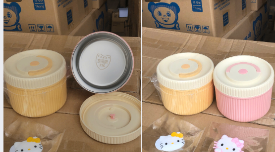 Hộp đựng cháo Hello kitty (Kiện 100 cái) 2