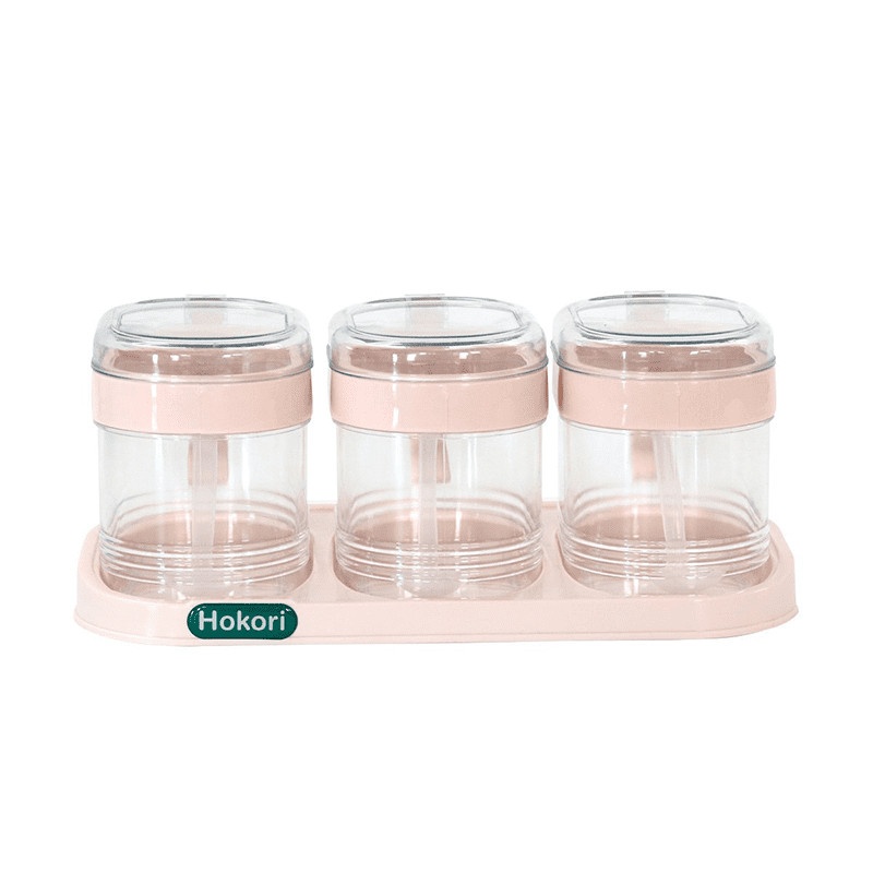 Set bộ 3 hộp đựng gia vị hokori 2