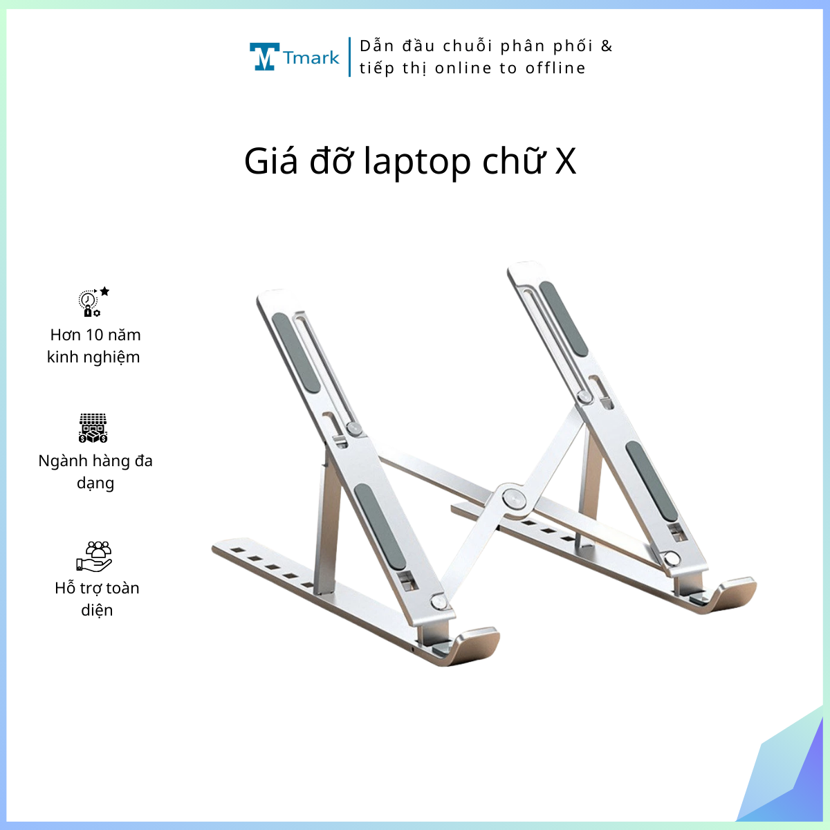 Giá đỡ laptop chữ X (Kiện 50 cái)