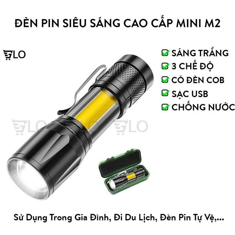 Đèn pin siêu sáng mini cầm tay ( Kiện 240 cái) 2