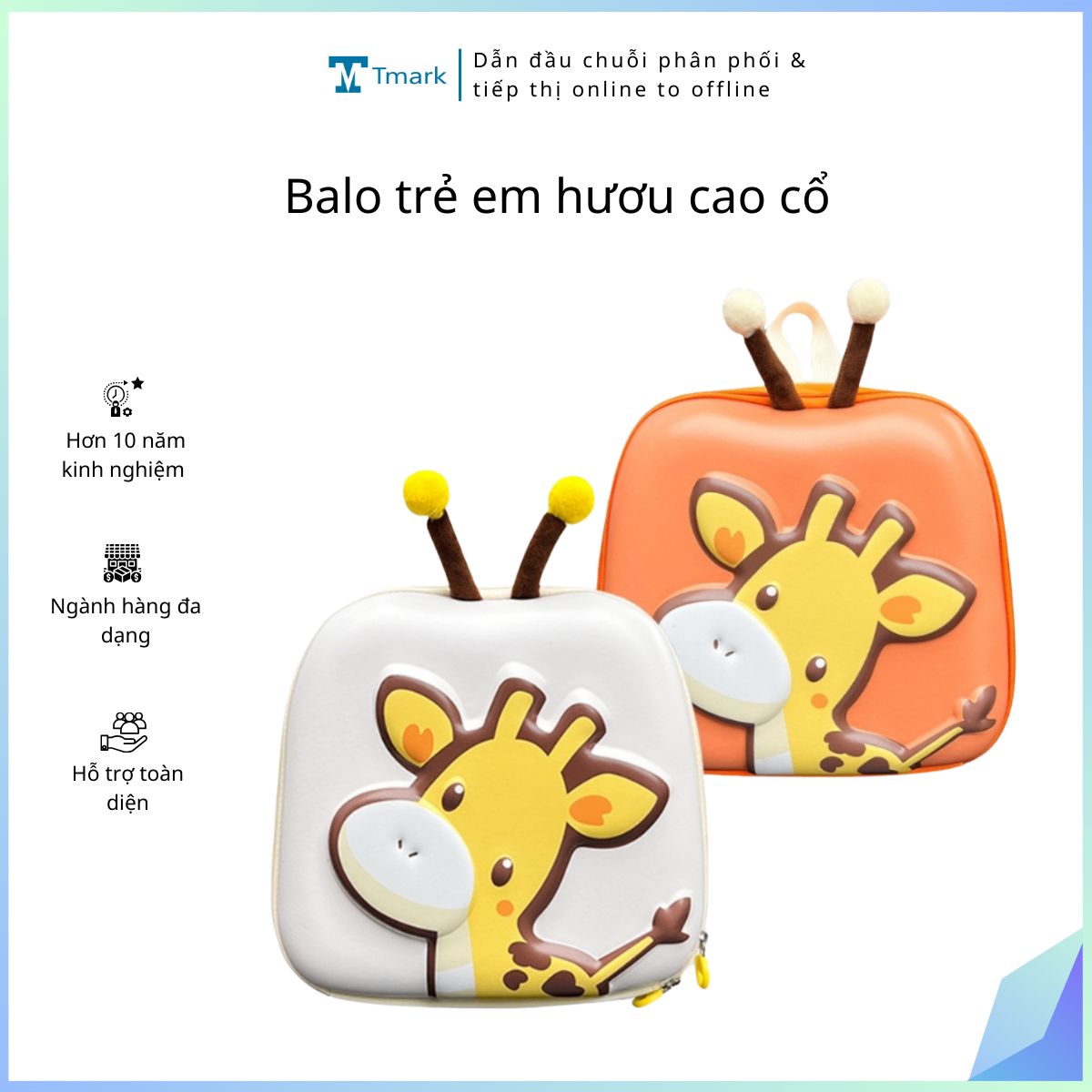 Balo trẻ em hươu cao cổ (kiện 100c)