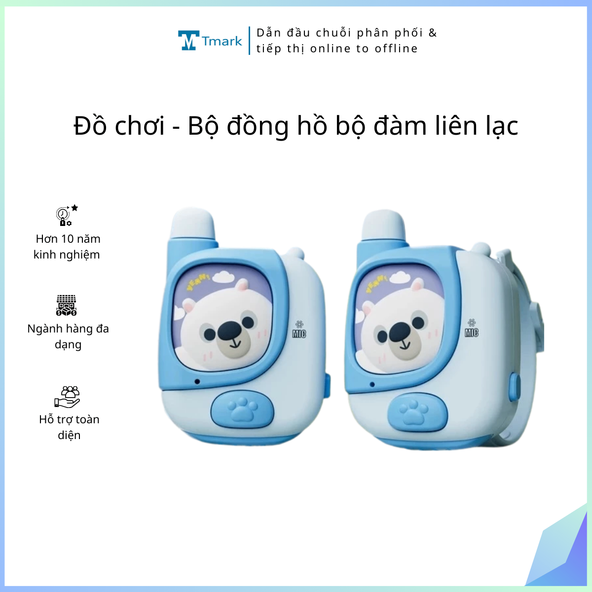 Đồ chơi - Bộ đồng hồ bộ đàm liên lạc (Kiện 60 bộ)