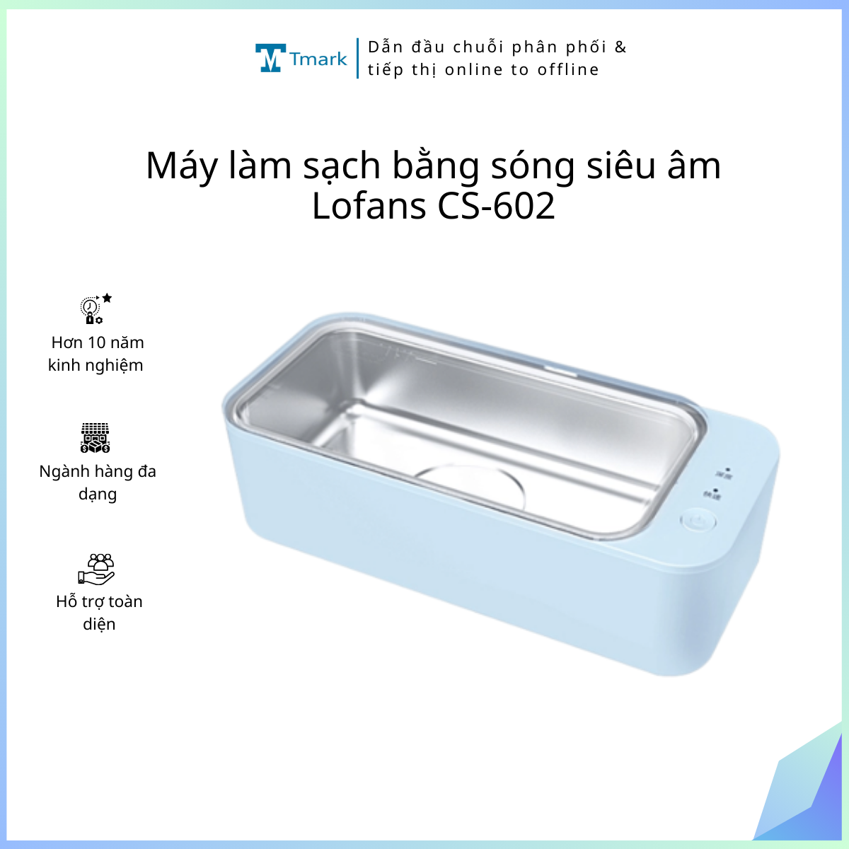 Máy làm sạch bằng sóng siêu âm Lofans CS-602 (Kiện 50 cái)