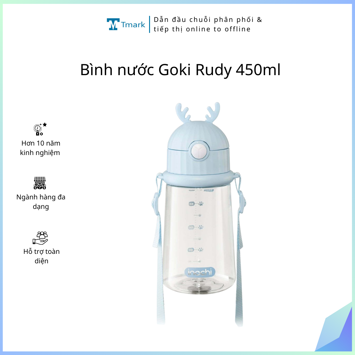 Bình nước Goki Rudy 450ml
