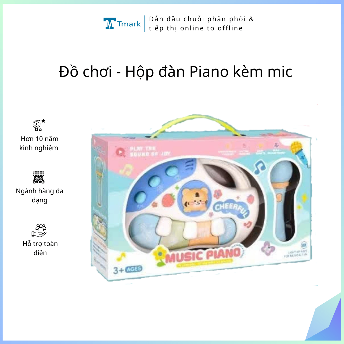 Đồ chơi - Hộp đàn Piano kèm mic ( Kiện 100 cái)