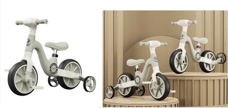 Đồ chơi: Xe chòi chân cho bé,có nhạc, dùng pin, chiều cao yên 34cm.Model: 8005. KT: (53- 73*28*36)cm+/-10%.Mới 100% 2