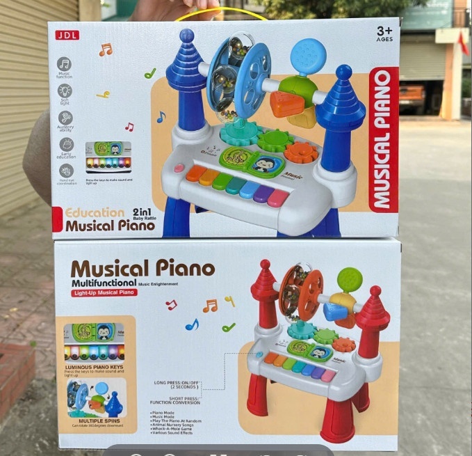 Đồ chơi - Hộp đàn piano con quay xúc xắc ( Kiện 20 cái) 2