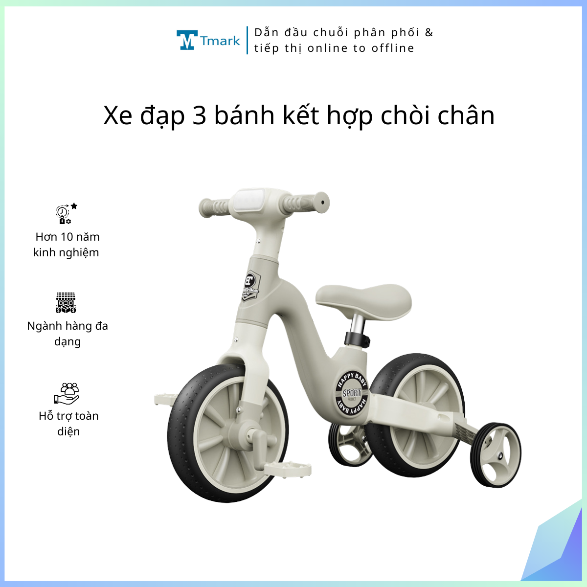 Đồ chơi: Xe chòi chân cho bé,có nhạc, dùng pin, chiều cao yên 34cm.Model: 8005. KT: (53- 73*28*36)cm+/-10%.Mới 100%