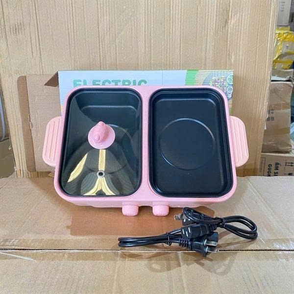 Bếp lẩu nướng điện 2 ngăn Baking (kiện 30 cái) 2