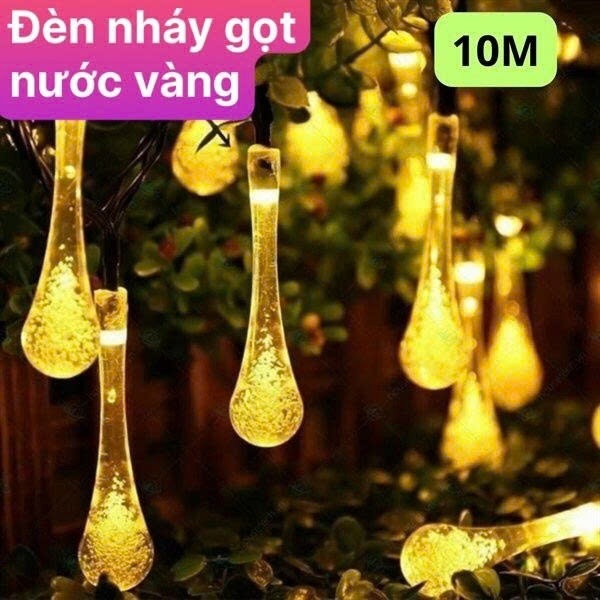Đèn nháy giọt lệ vàng 10m (Kiện 200 cái) 2