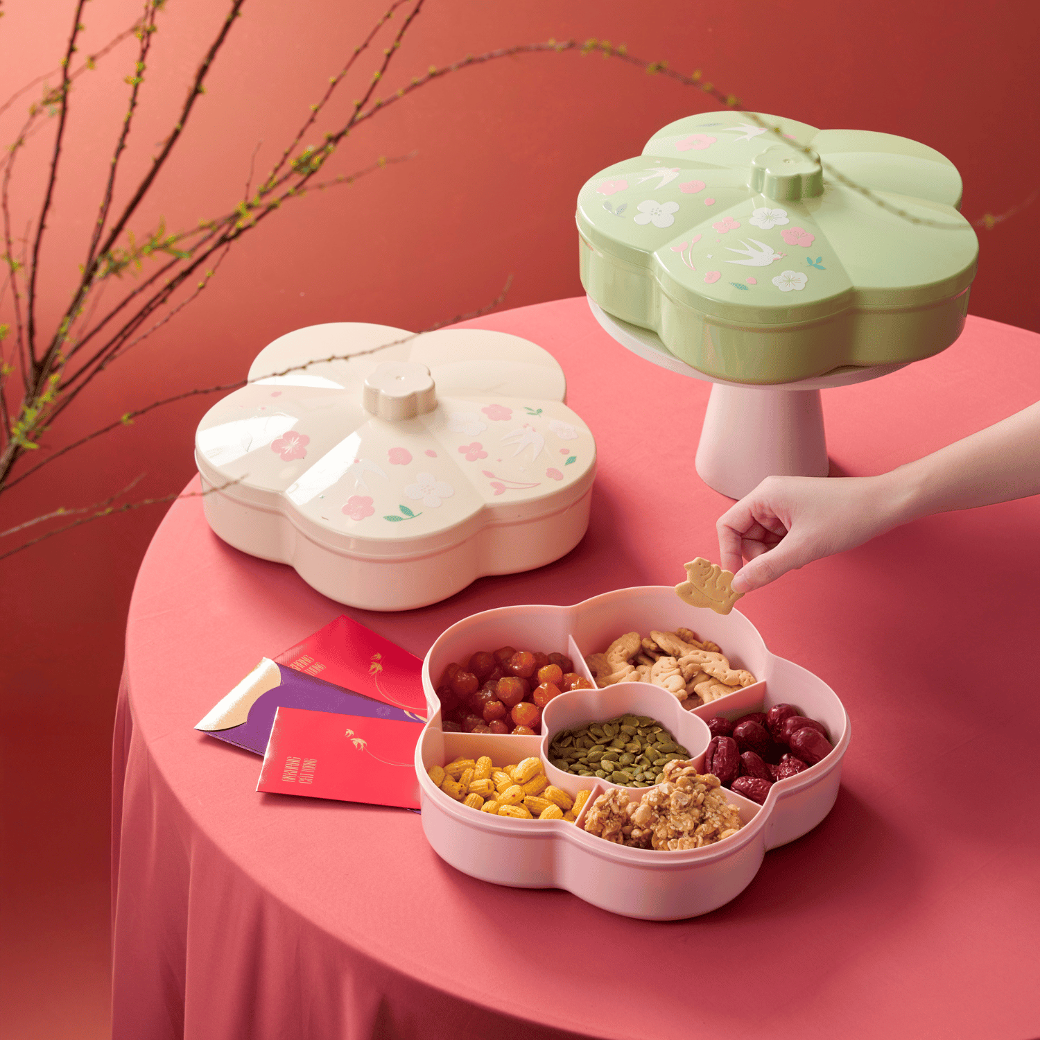 Inochi - Hộp bánh mứt hoa Haru (Kiện 30 cái) 2