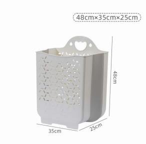 Giỏ đựng quần áo nhà tắm có tay cầm có thể gấp gọn (Kiện 50 cái) 2