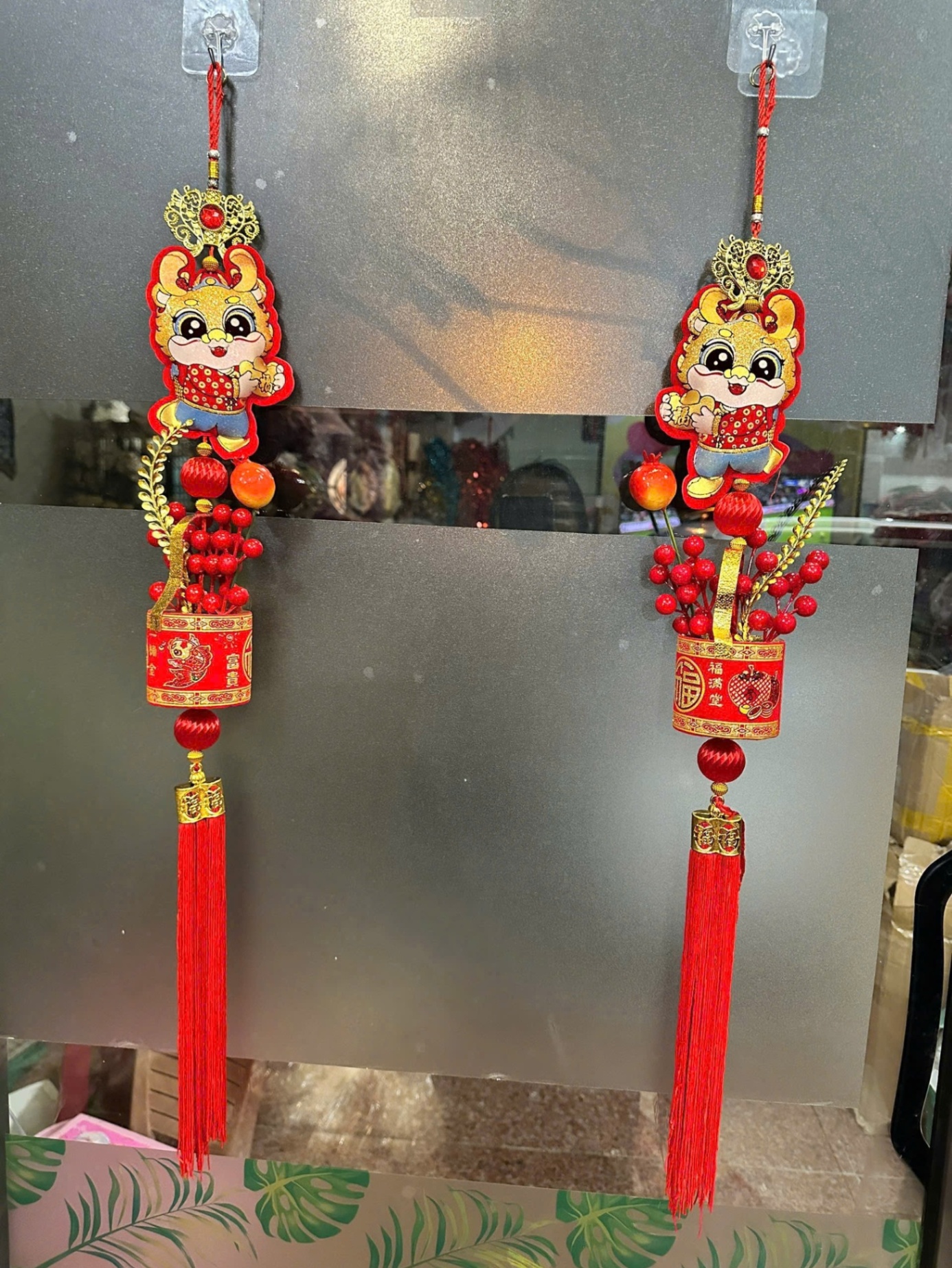 Set 2 dây treo trang trí tết hình ngựa (Kiện 100 set) 2