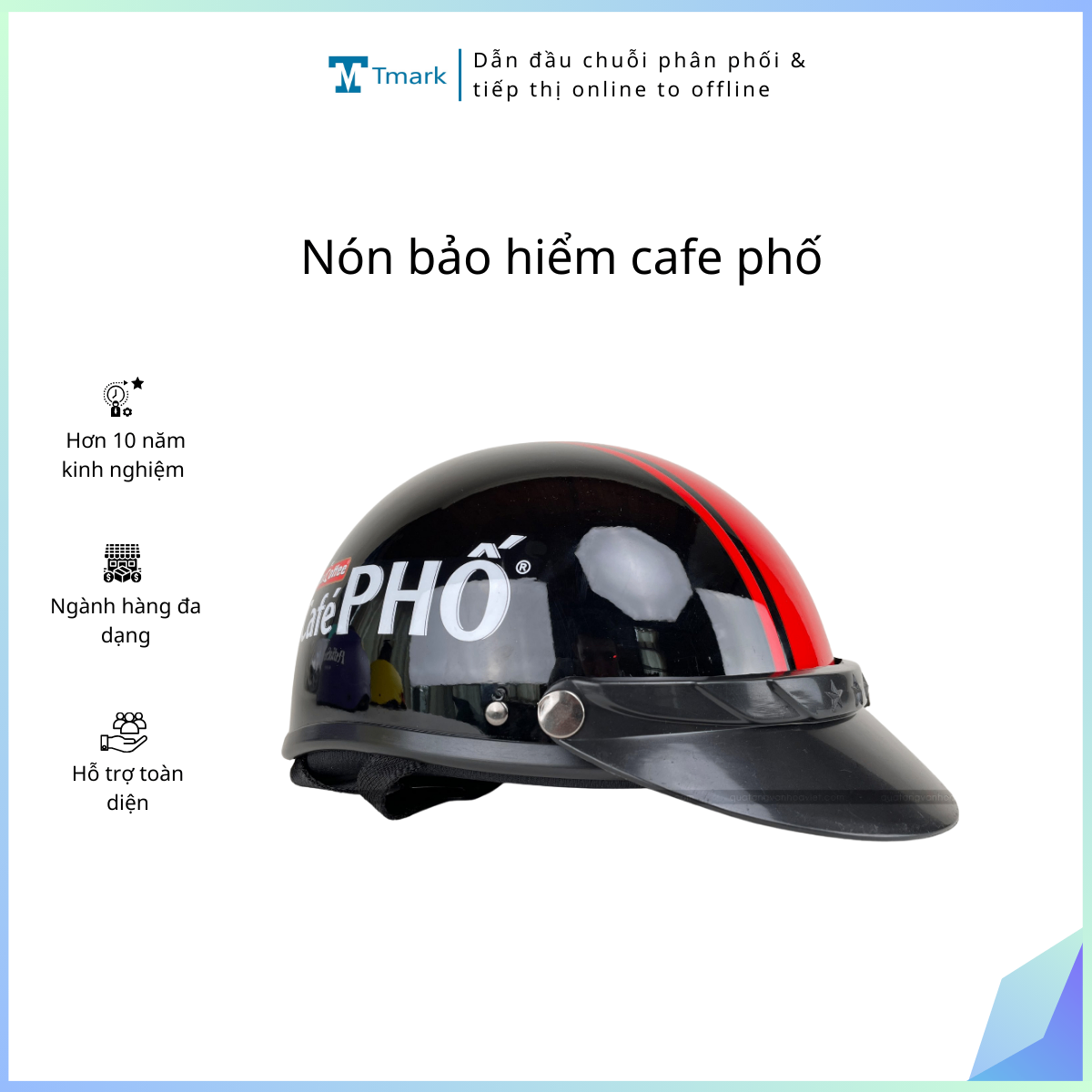 Nón bảo hiểm cafe phố (Kiện 40 cái)