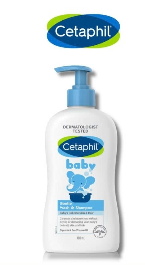 Sửa tắm gội dịu lành cho bé CETAPHILL BABY GENTAL WASH SHAMPOO 400ml ( Kiện 50 chai) 2