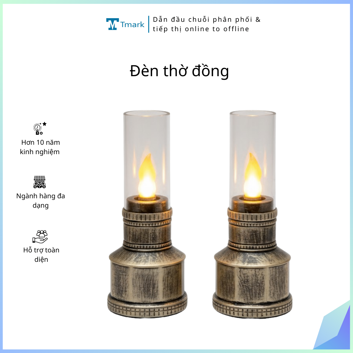 Đèn thờ đồng (Kiện 240 cái)
