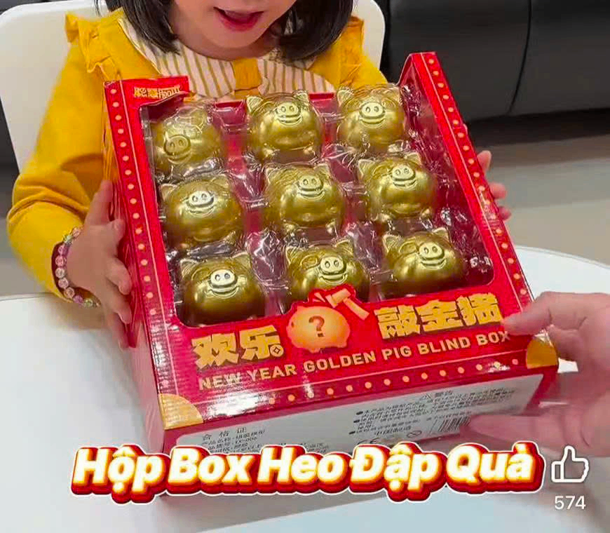 Set 9 heo đập quà (Kiện 36 Hộp)(Hàng nguyên kiện) 2