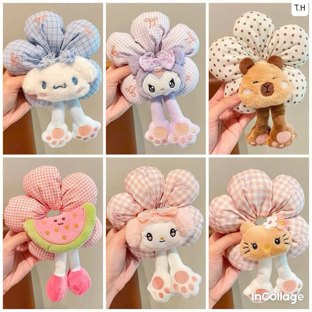 Dây buộc tóc Scrunchie mix mẫu (Kiện 12 cái) 2