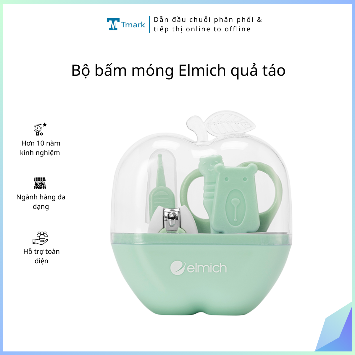 Bộ dụng cụ làm móng Elmich (Kiện 96 bộ)