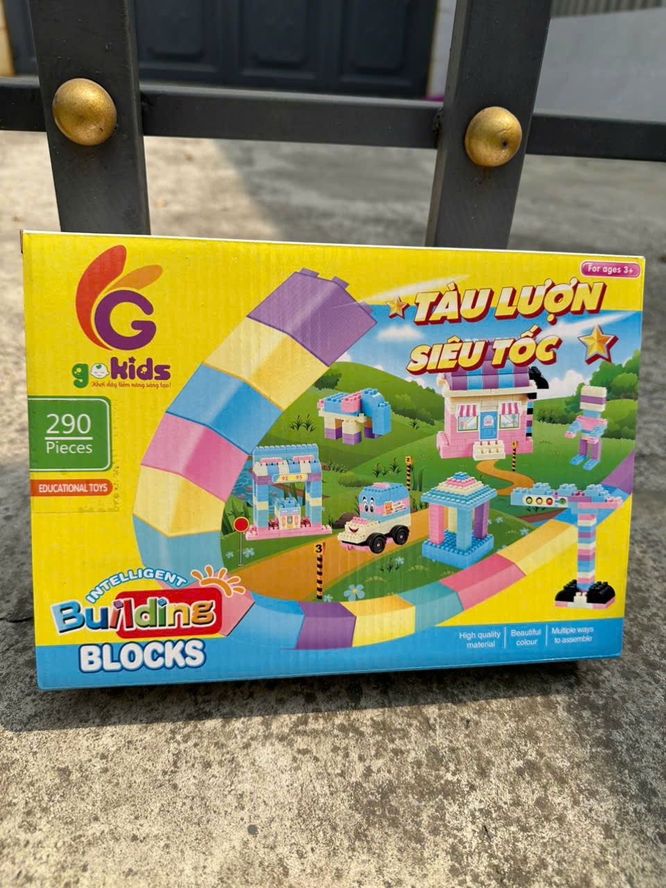 Bộ lắp ghép 290 chi tiết Gokids (Kiện 100 bộ) 2