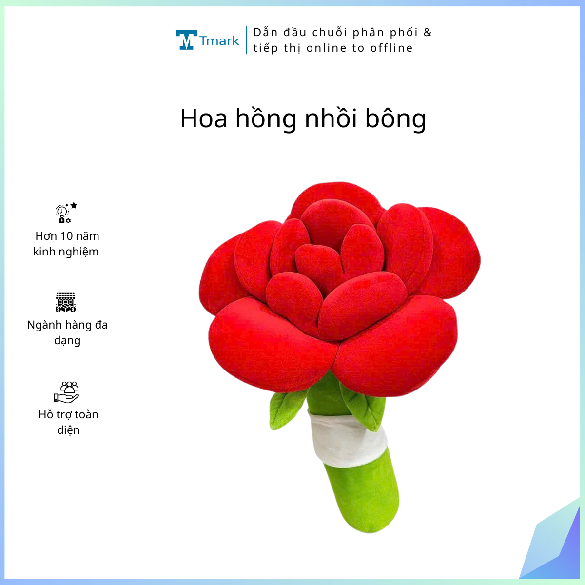 Hoa hồng nhồi bông (Kiện 100 cái)