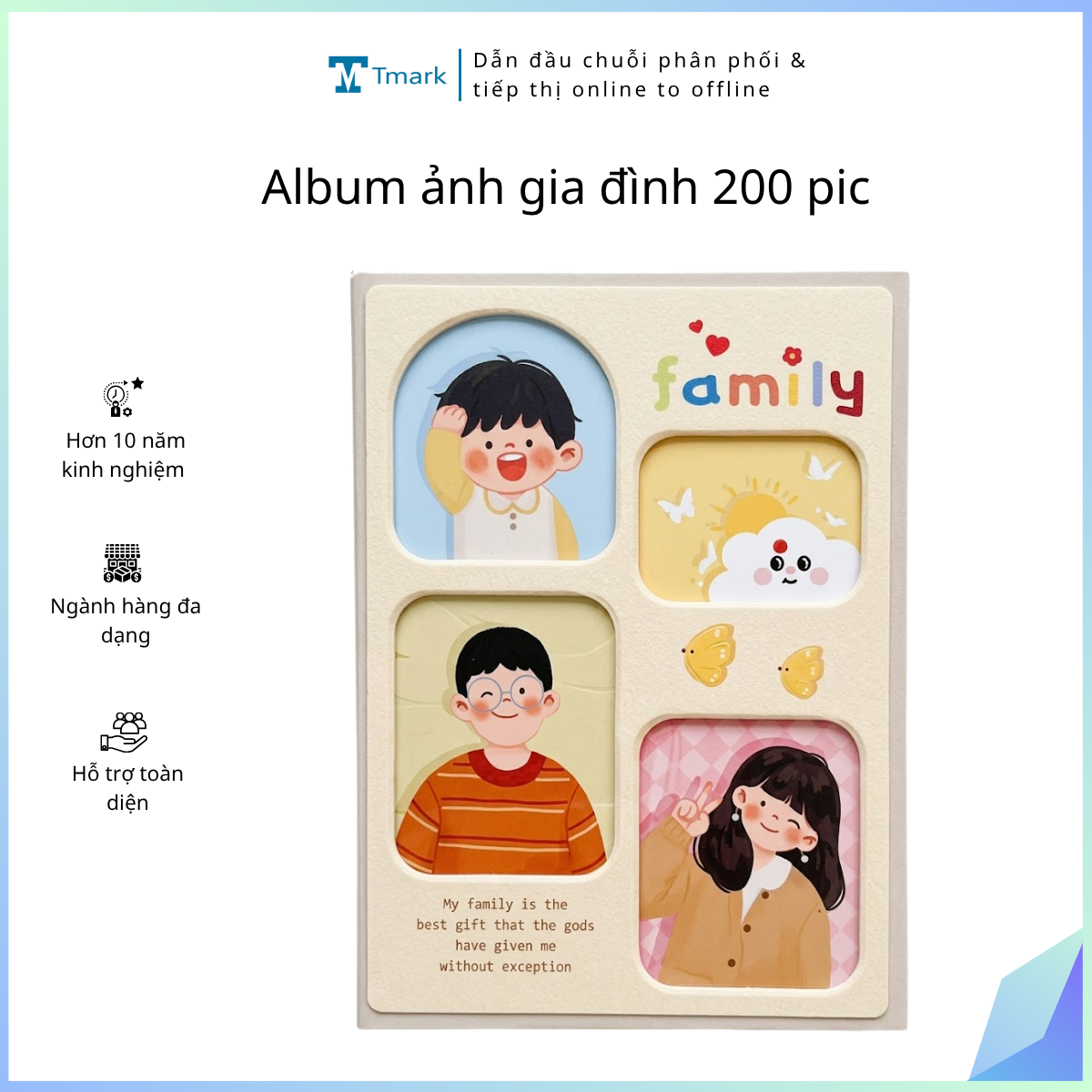 Album ảnh gia đình 200 pic ( kiện 50 cuốn) ( hàng nguyên kiện)