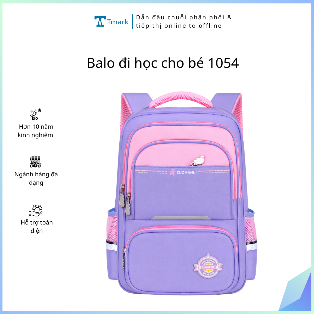 Balo đi học cho bé 1054 (Kiện 20 cái)