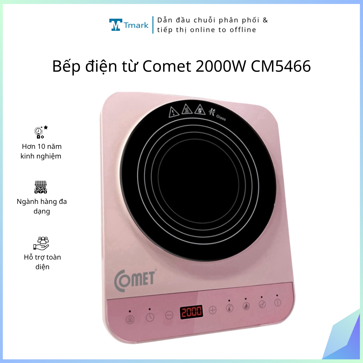 Bếp điện từ Comet 2000W CM5466 (Kiện 4 cái)