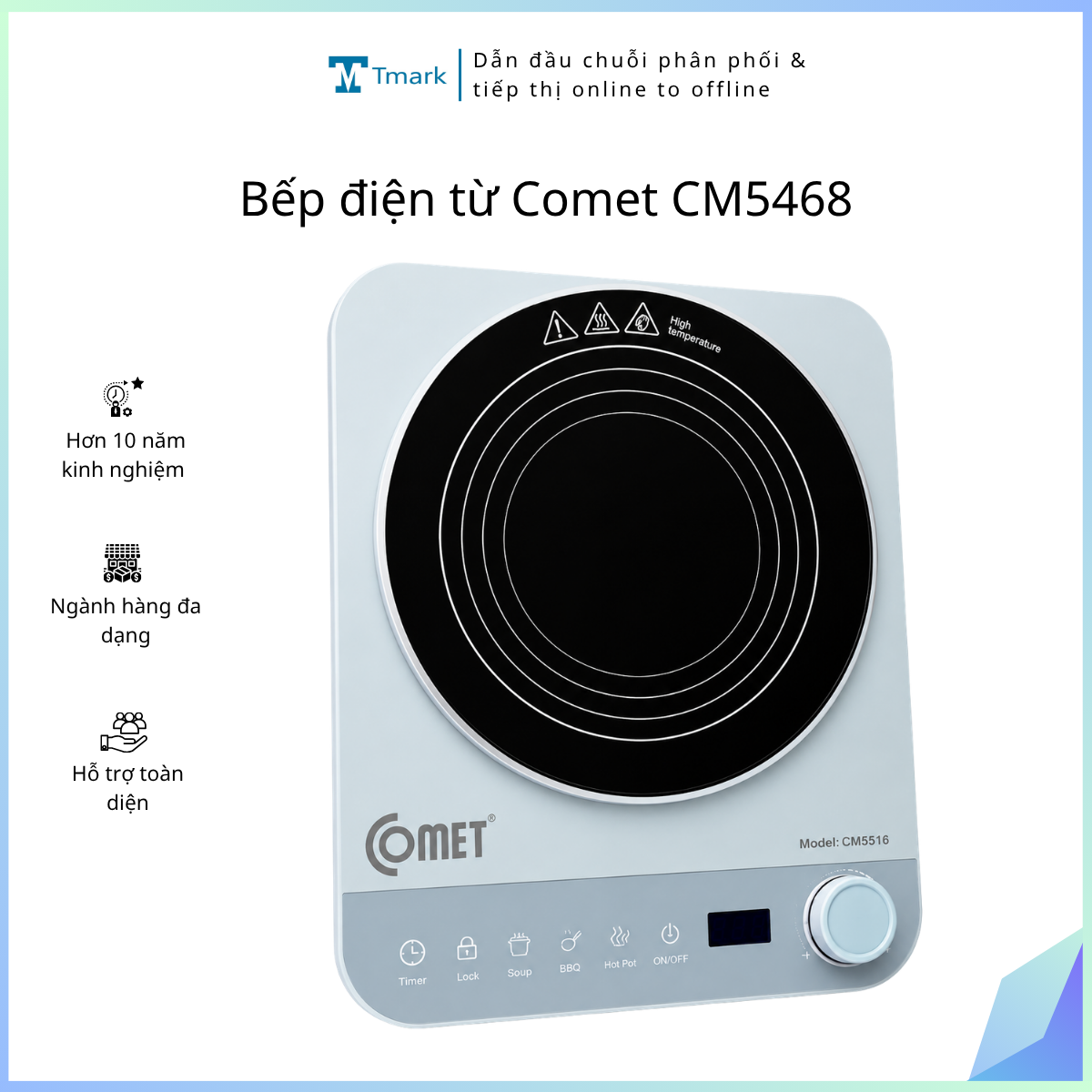 Bếp điện từ Comet CM5468 (Kiện 4 cái)