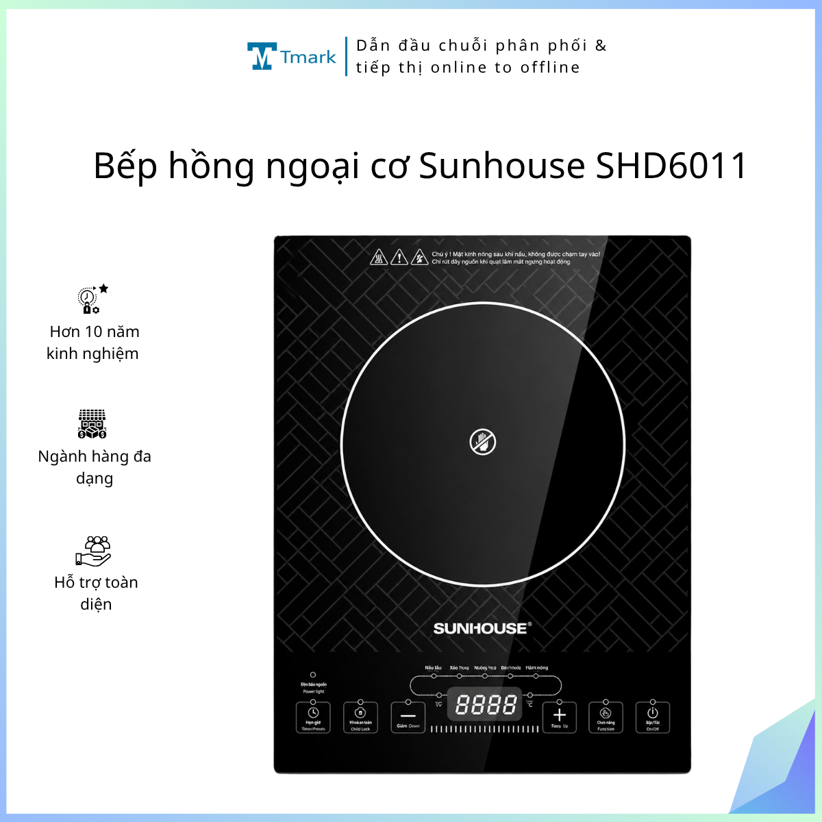 Bếp hồng ngoại cơ Sunhouse SHD6011