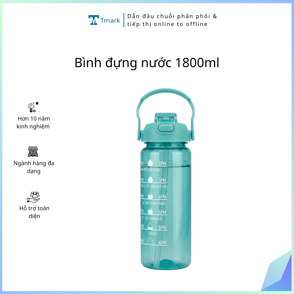 Bình đựng nước 1800ml (Kiện 48 cái)