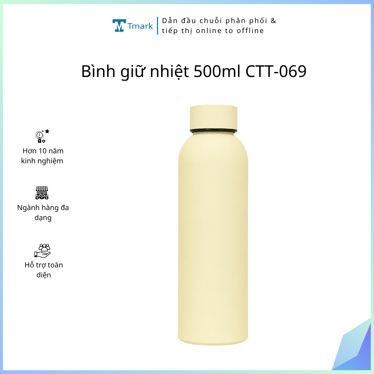 Bình giữ nhiệt 500ml CTT-069 (Kiện 50 cái)