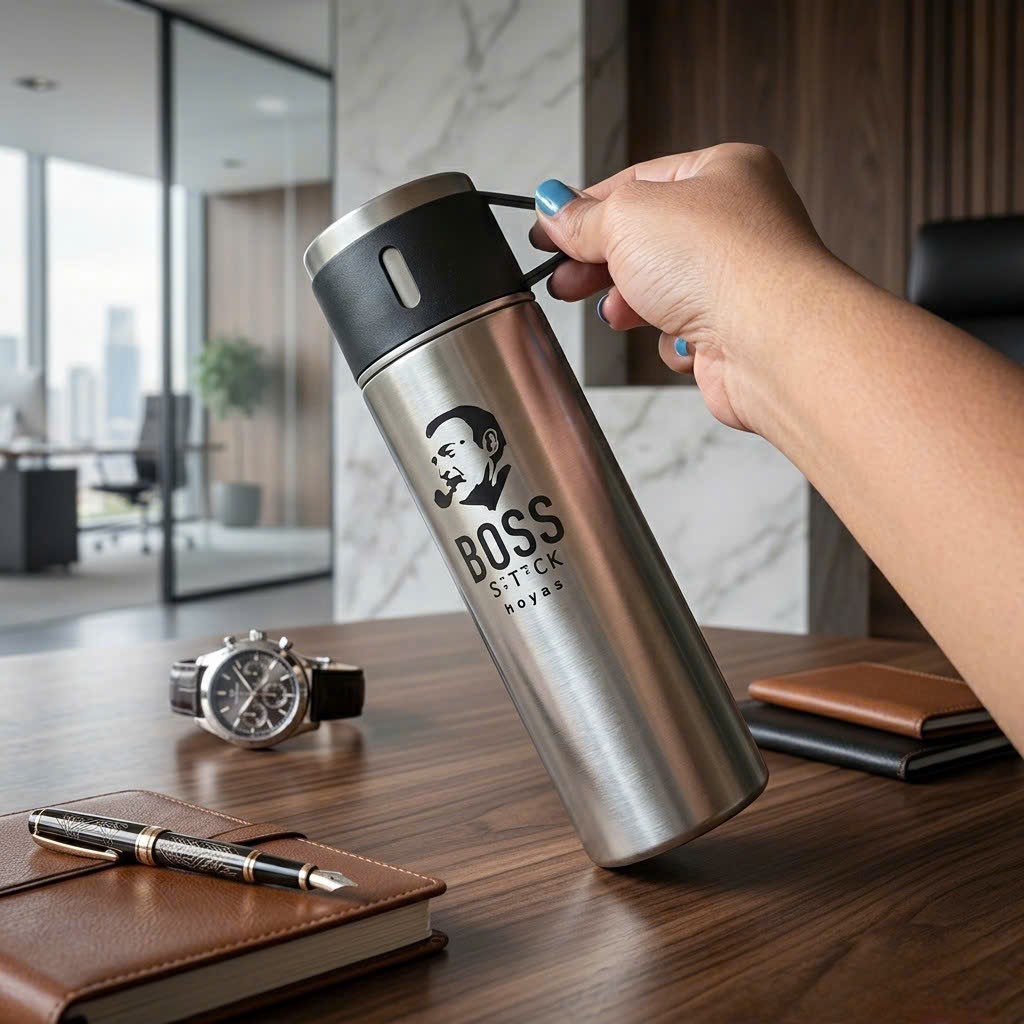 Bộ bình giữ nhiệt Boss 500ml kèm 2 cốc (Kiện 30 bộ) 2
