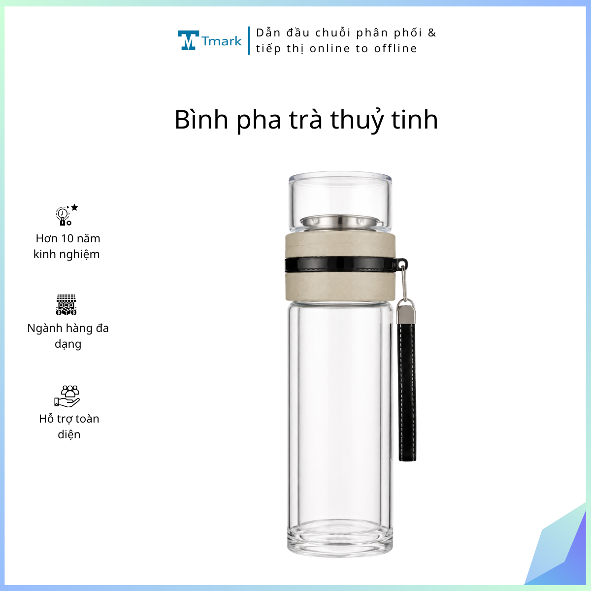 Bình pha trà thuỷ tinh ( Kiện 60 cái)