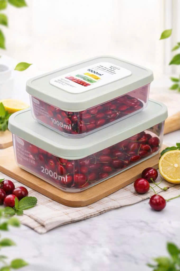 Bộ 2 hộp nhựa inochi 1000ml -2000ml ( Kiện 36 bộ) 2