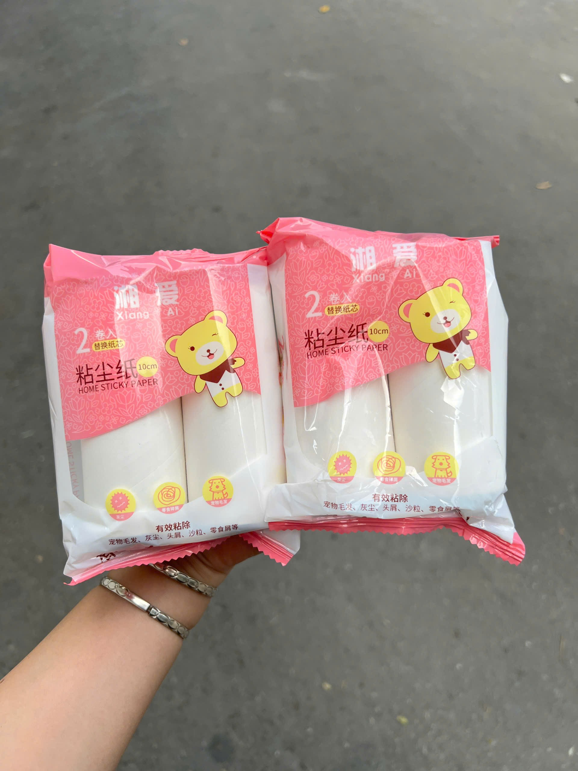 Bộ 2 lõi cây lăn bụi quần áo Tmark (cỡ 10cm) Tmark (Kiện 150 bộ)