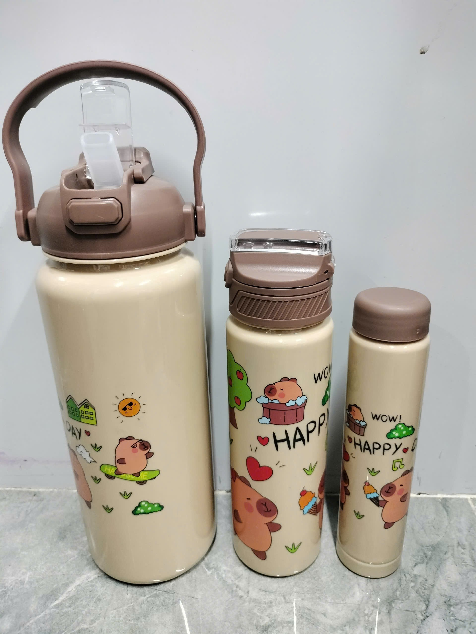Bộ 3 bình hoạt hình 280-800-1800ml (Kiện 48 bộ) 4