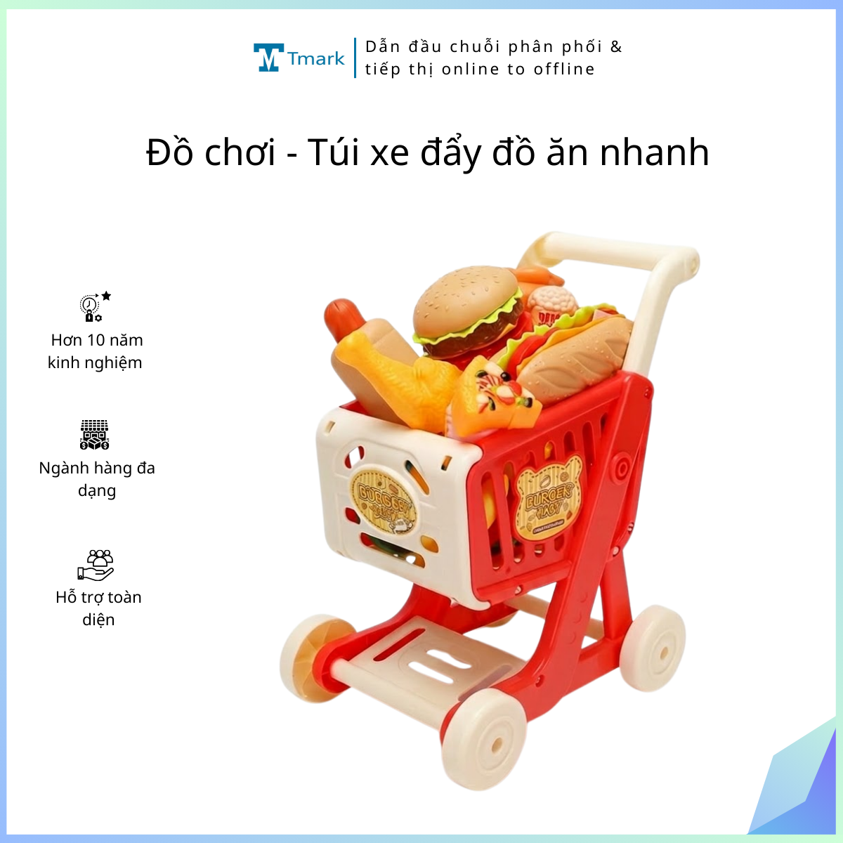 Bộ ĐCTE nấu ăn, kt(22*14)cm(+/-10%), gồm 18-26 chi tiết/bộ, không dùng pin, chất liệu nhựa