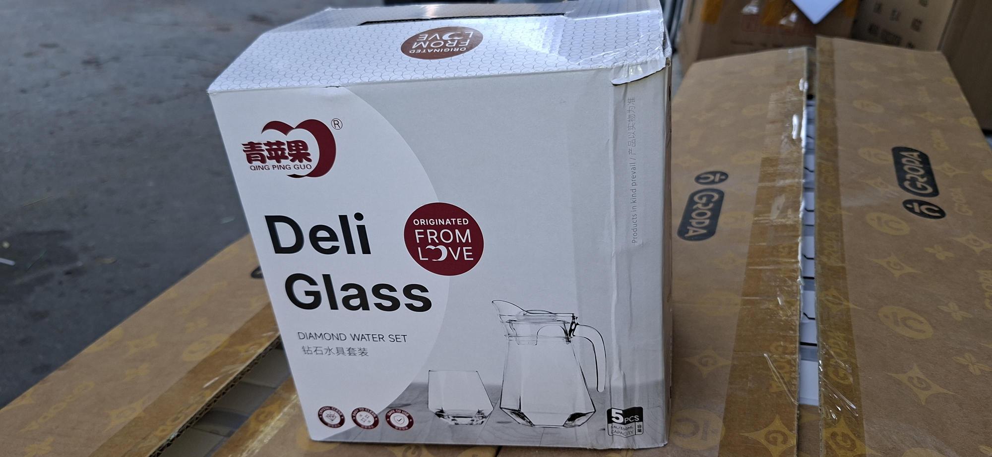 Bộ bình kèm 4 cốc thủy tinh EH 1028/L5 (Kiện 8 bộ) 2