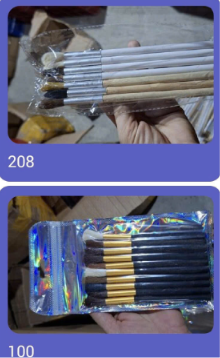 Bộ cọ trang điểm HTL (Kiện 1000 bộ) 2